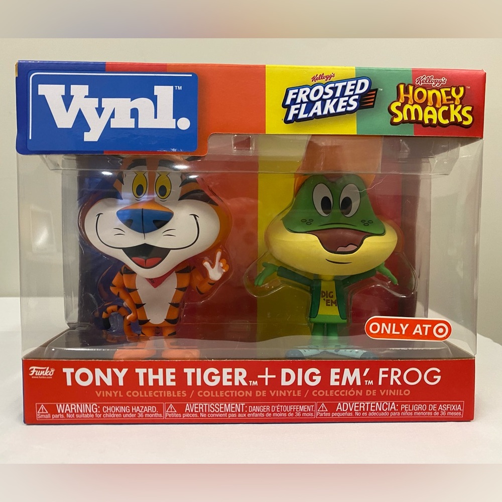 Funko Vynl 2-PACK: Kellogg’s Tony the Tiger & Dig Em Frog TARGET EXCLUSIVE